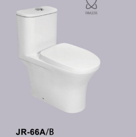 Modern Bathroom White Ceramic One Piece Water Closet High Durability 20-30KG