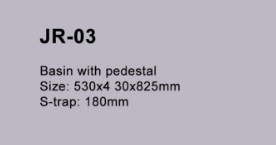 Anti Overflow White Contemporary Pedestal Sink Basin  Aging Resistance