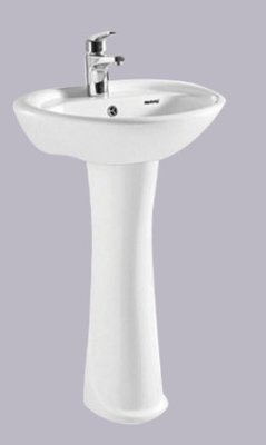 Washing Hands Modern Pedestal Basin Single Tap Hole Basin Philippine Washbasin