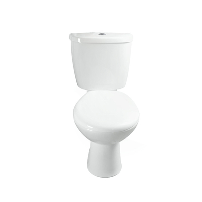 White Dual Flush Short Projection Toilet with 4.5L/3L Flush Volume for B2B Buyers