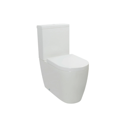 Wall-mounted Close Coupled Bathroom Toilet with Standard Size, CE/RoHS/ISO9001 Certification