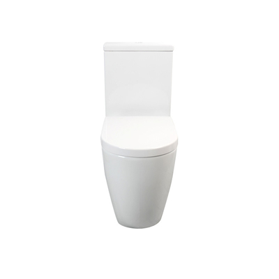 CE/RoHS/ISO9001 Certification Bottom Water Inlet 3/6L Flush Volume Close Coupled Bathroom Toilet